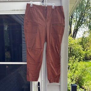 REI Dark Rust Orange Cargo Pants